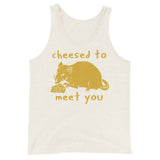 Cheesed To Meet You - Rat, Meme Tank Top