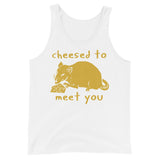 Cheesed To Meet You - Rat, Meme Tank Top