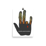 Don't Hurt The Landscape - Soviet Propaganda, Lithuanian, Environmentalism, Climate Change, Save the Trees Poster