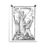 Vive La Commune Walter Crane - Historical, Paris Commune, Socialist, Leftist Poster