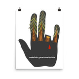 Don't Hurt The Landscape - Soviet Propaganda, Lithuanian, Environmentalism, Climate Change, Save the Trees Poster