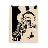 Capitalism Devours Everything - Dmitry Moor, Soviet Propaganda, Socialist, Communist, Anti Capitalist Poster