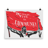 Vive La Commune! - Paris Commune, Historical, Socialist, Leftist Poster