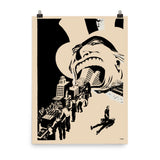Capitalism Devours Everything - Dmitry Moor, Soviet Propaganda, Socialist, Communist, Anti Capitalist Poster