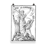 Vive La Commune Walter Crane - Historical, Paris Commune, Socialist, Leftist Poster