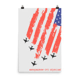 Imperialism - This Is Aggression! - Soviet Refinished Propaganda, Anti Imperialist, Anti War, Communist, USSR, Socialist Poster