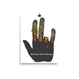 Don't Hurt The Landscape Translated - Soviet Propaganda, Environmentalism, Climate Change Poster