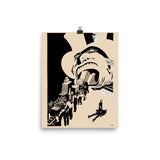 Capitalism Devours Everything - Dmitry Moor, Soviet Propaganda, Socialist, Communist, Anti Capitalist Poster