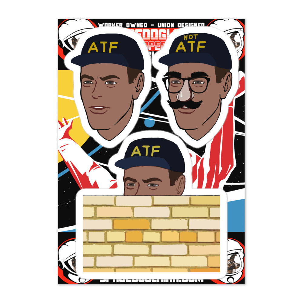 ATF Guys - Gun Rights, Meme, Undercover Sticker Pack – SpaceDogLaika