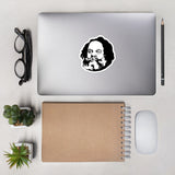 Mikhail Bakunin Silhouette - Félix Vallotton, Anarchist, Socialist, Leftist Sticker