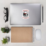 Sharing Is Caring - Karl Marx Silhouette, Socialist, Marxist, Democratic Socialism, Leftist Sticker