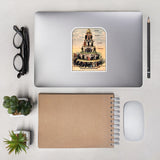 Pyramid Of Capitalist System - Socialist, Anti Capitalist, Leftist, Communist Propaganda Sticker