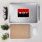 M-26-7 - Cuban Revolution, Historical, Cuba, Socialist, Flag Sticker