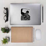 Too Many Cops Too Little Justice - Police Reform, Punk, Socialist, Defund the Police Sticker