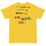 End War Now! (Back Print) - Anti War T-Shirt