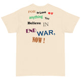 End War Now! (Back Print) - Anti War T-Shirt