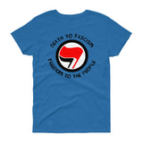 Death to Fascism, Freedom to the People - Anti Fascist Women's Cut T-Shirt