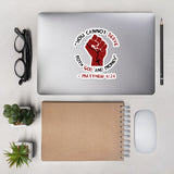 You Cannot Serve Both God And Money - Liberation Theology Sticker