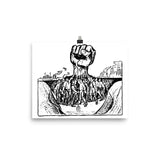 The Hand That Will Rule The World - Refinished IWW Propaganda Poster