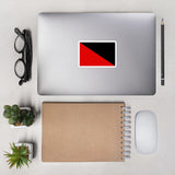 Anarcho-Communist Flag - Leftist, Anarchist, Libertarian Socialist Sticker