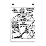 Worker's Power - Refinished Socialist Propaganda Poster
