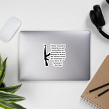 Under No Pretext Quote - Karl Marx, AK47 Sticker