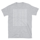 Black Lives Matter Repeating - Protest, Leftist, Social Justice T-Shirt