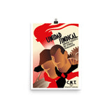 CNT Unidad Sindical - Refinished Spanish Civil War Propaganda Poster