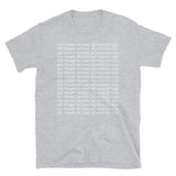 No Trump, No KKK, No Fascist USA - Repeating Text, Anti Trump, Anti Fascism, Anti Racism T-Shirt