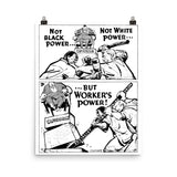 Worker's Power - Refinished Socialist Propaganda Poster