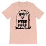 Wish U Were Here - Pastel Goth, Soft Grunge, Tombstone, Kawaii Aesthetic T-Shirt