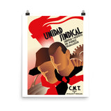 CNT Unidad Sindical - Refinished Spanish Civil War Propaganda Poster