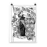 Anarchists of Chicago - Haymarket Riot, Labor History, Socialist, Socialism, Leftist Poster