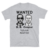 DB Cooper Wanted Poster - Criminal, FBI, Plane Hijacking, Unsolved, Robbery T-Shirt