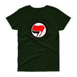 Death to Fascism, Freedom to the People - Anti Fascist Women's Cut T-Shirt