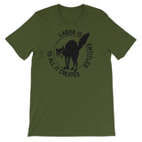 Labor Is Entitled To All It Creates - IWW Sabo-Tabby T-Shirt