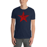 Faded Red Star - Socialist, Leftist, Communist T-Shirt