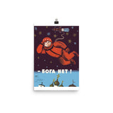No God Up Here - Refinished, Soviet Cosmonaut Propaganda, Yuri Gagarin Poster