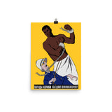 African Peoples Will Curb The Colonizers - Refinished, Anti Colonial, Soviet Propaganda Poster