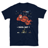 No God Up Here Transparent - Refinished, Soviet Cosmonaut Propaganda, Yuri Gagarin T-Shirt