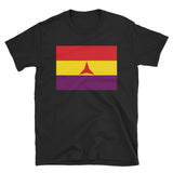 International Brigades Flag - Socialist, Spanish Civil War, Revolutionary Catalonia T-shirt