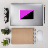 Anarcha-Feminism Flag - Anarchist, Feminist, Radical Sticker