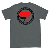 Sometimes Antisocial, Always Antifascist (Back Print) - Antifa, Socialist, Leftist T-Shirt