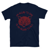 An Injury To One Is An Injury To All - Solidarity, Labor Union, Cat, Leftist, Socialist T-Shirt