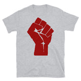 Red Raised Fist - Punk, Radical, Revolution, Leftist, Socialist, Anarchist, Social Justice T-Shirt