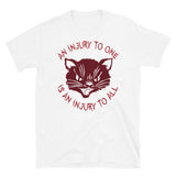 An Injury To One Is An Injury To All - Solidarity, Labor Union, Cat, Leftist, Socialist T-Shirt