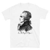 Maximilien de Robespierre Sketch - French Revolution, Jacobin, Revolutionary, Historical T-Shirt