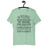 This Place Is Not A Place Of Honor - Ironic, Meme, Nuclear Waste, Live Laugh Love Parody T-Shirt