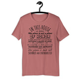 This Place Is Not A Place Of Honor - Ironic, Meme, Nuclear Waste, Live Laugh Love Parody T-Shirt