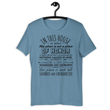 This Place Is Not A Place Of Honor - Ironic, Meme, Nuclear Waste, Live Laugh Love Parody T-Shirt